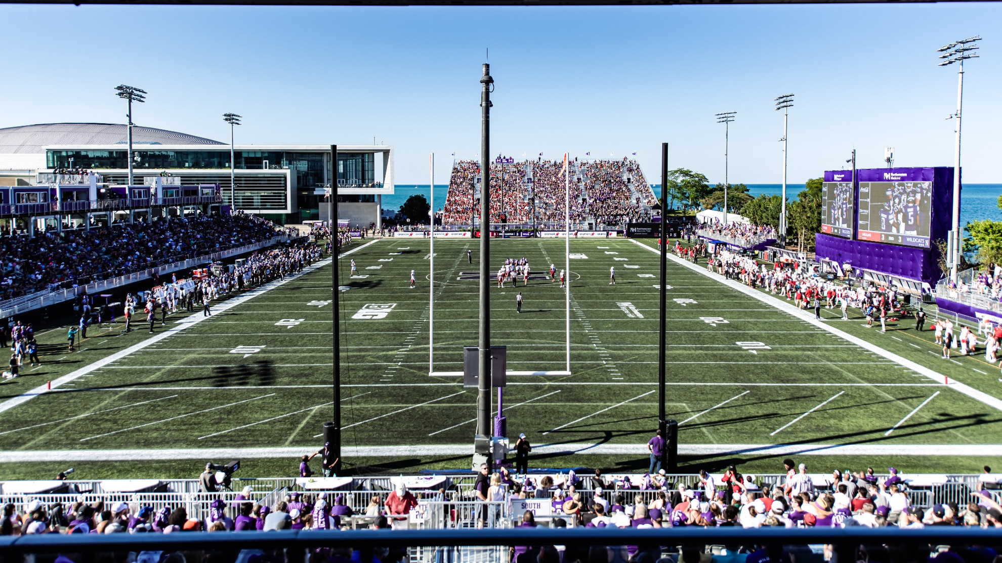 August 31, 2024, Evanston, IL: A game between Northwestern Football and Miami Ohio at Northwestern Medicine Field at Martin Stadium in Evanston, IL on Saturday, August 31, 2024.