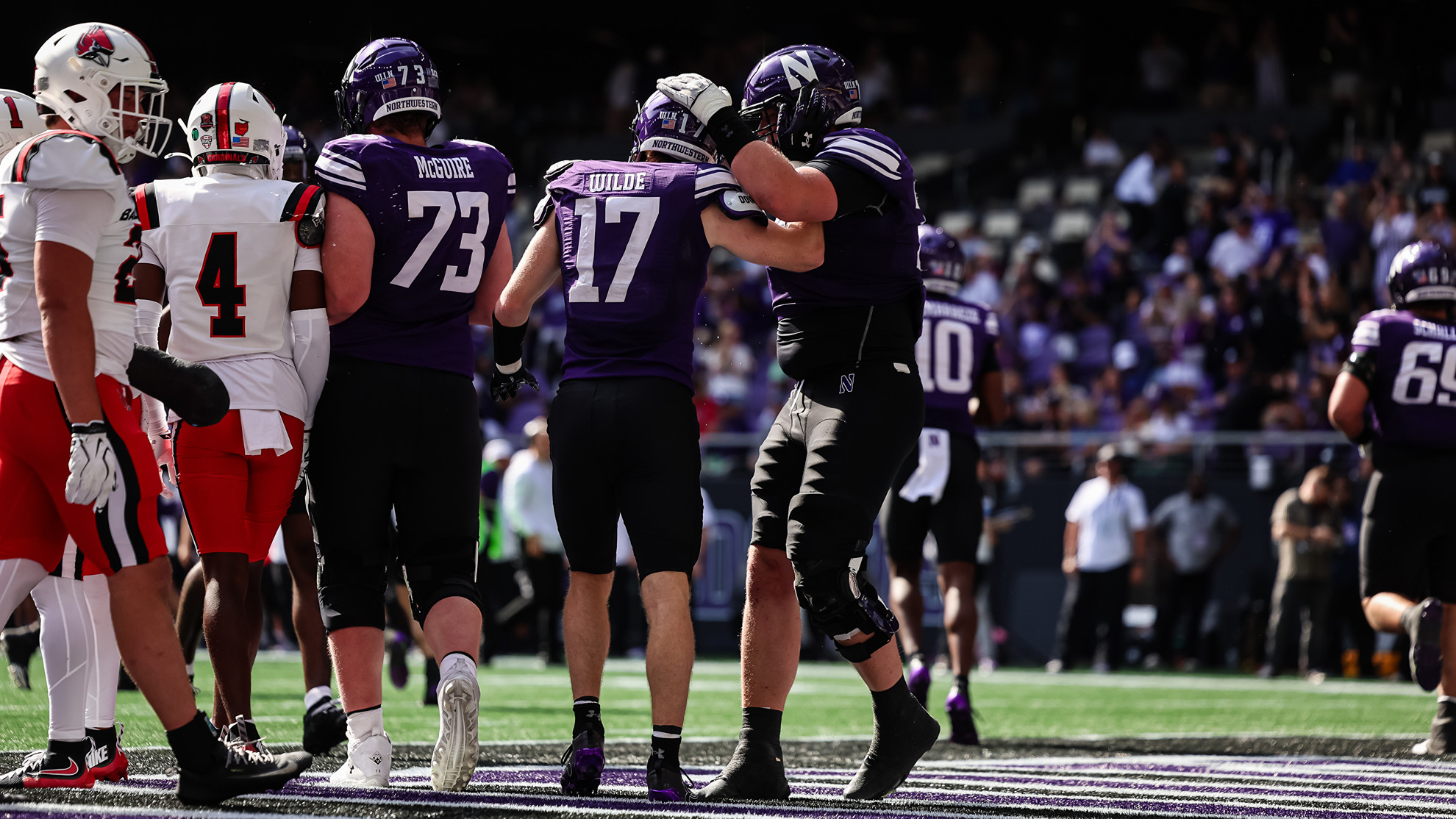Northwestern Takes Down Ball State 45-14 for Homecoming Win Northwestern Takes Down Ball State 45-14 for Homecoming Win