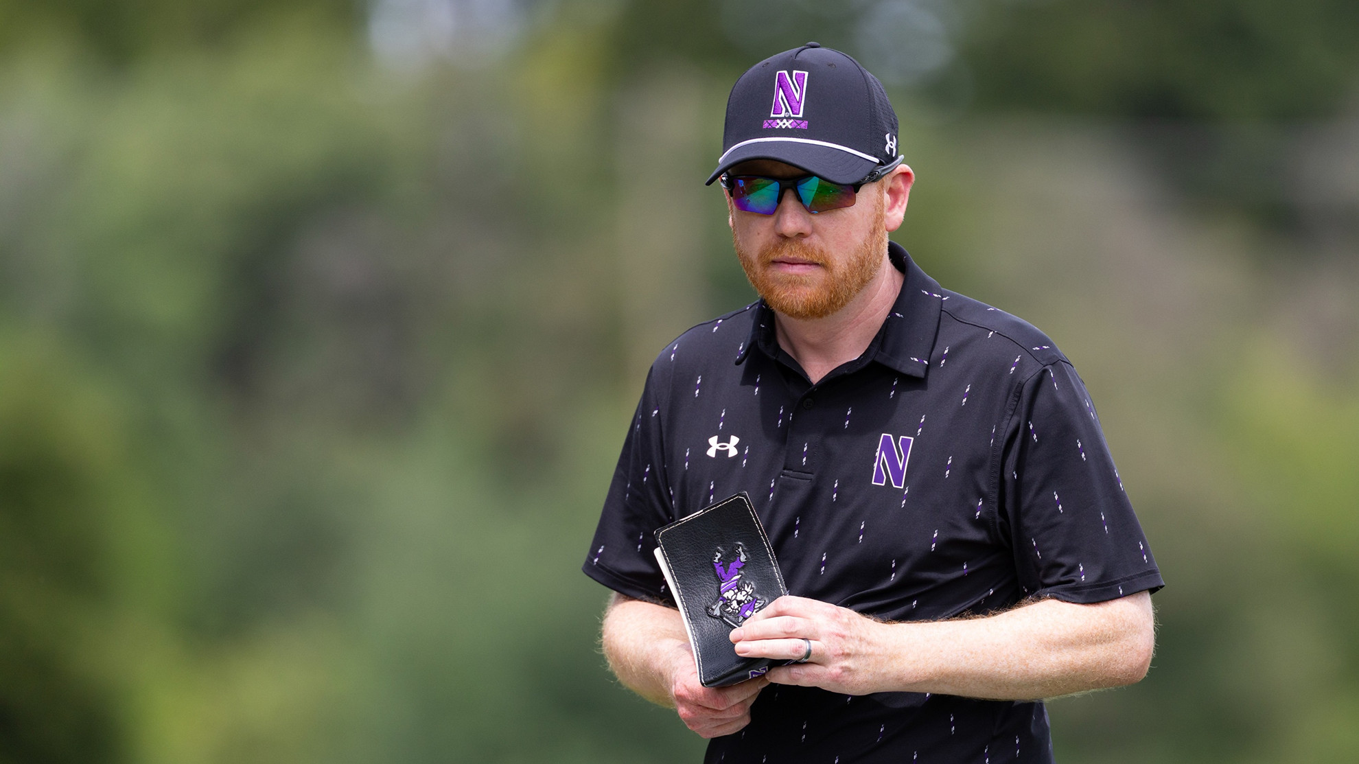 20260327_MGOLF_Goodwin_AC_066.JPG David Inglis watches Northwestern golfers on the course.