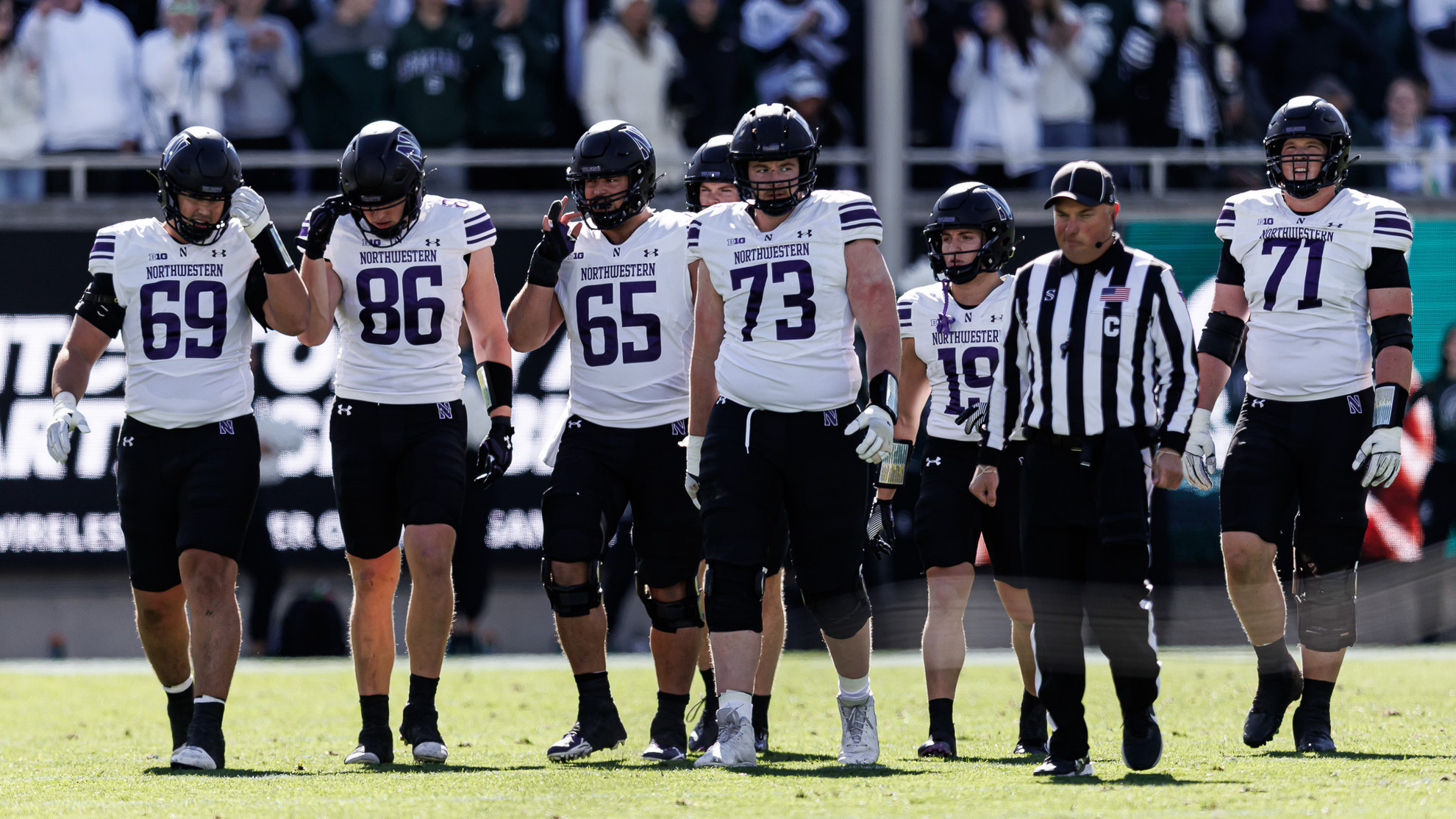NU Offensive Line Fuels Surging Offense, Four-Game Win Streak NU Offensive Line Fuels Surging Offense, Four-Game Win Streak